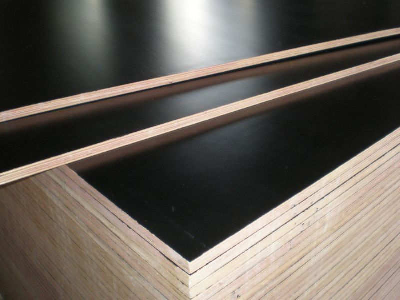 Poplar/Birch Core Black Film Faced Plywood First Grade (HBB006)