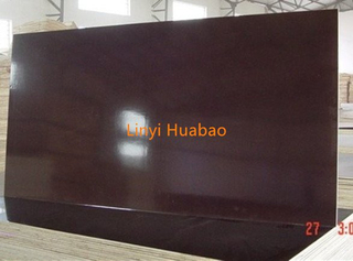 Poplar/Hardwood Core Glossy Film Faced Plywood for Concrete