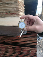 12mm Poplar Core Film Faced Plywood Two Time Hotpressed Grade