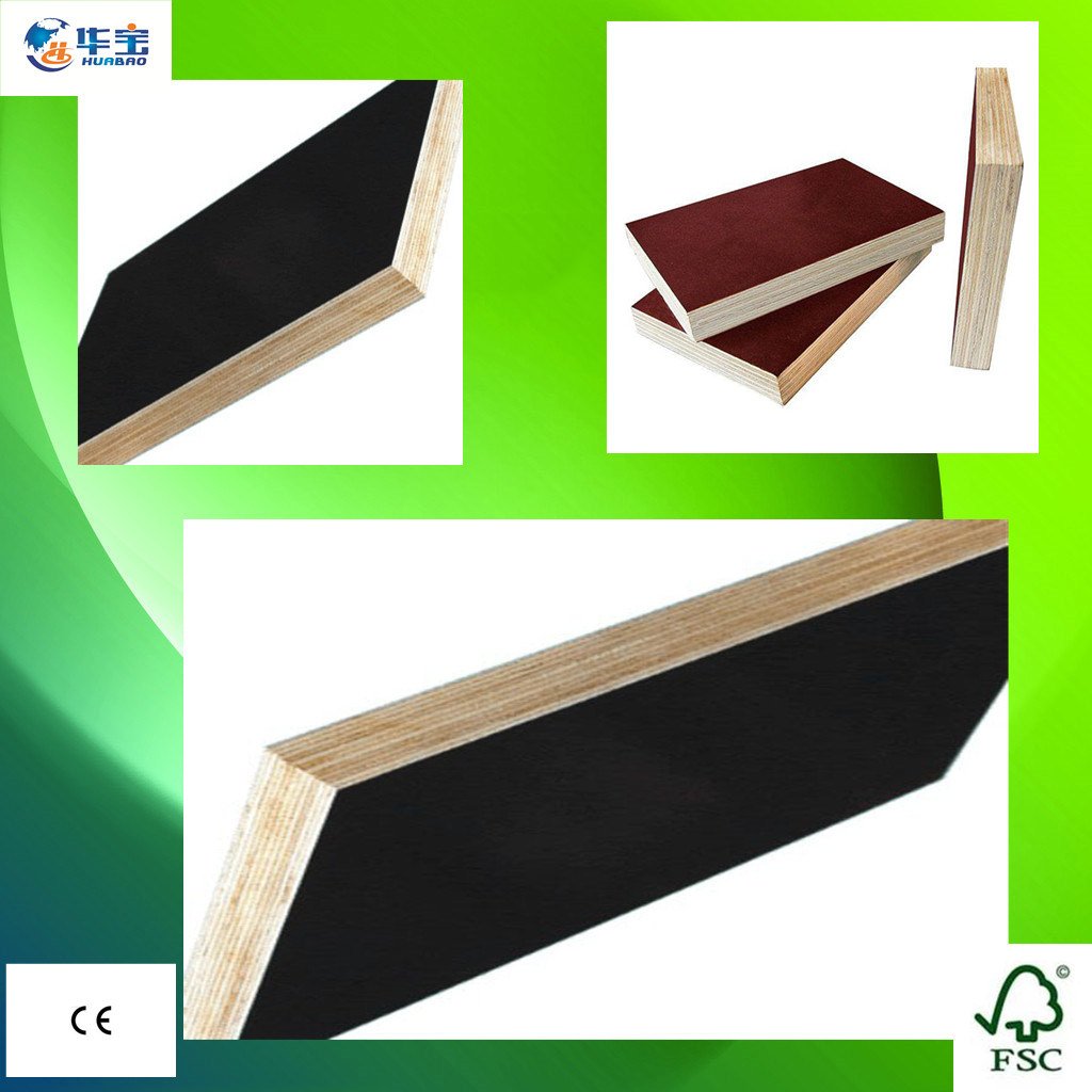 Poplar Core Marine/Shuttering Film Faced Plywood 1220*2440mm for Construction