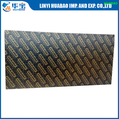 20MM HUABAO Film Faced Plywood Poplar Core For Concrete 