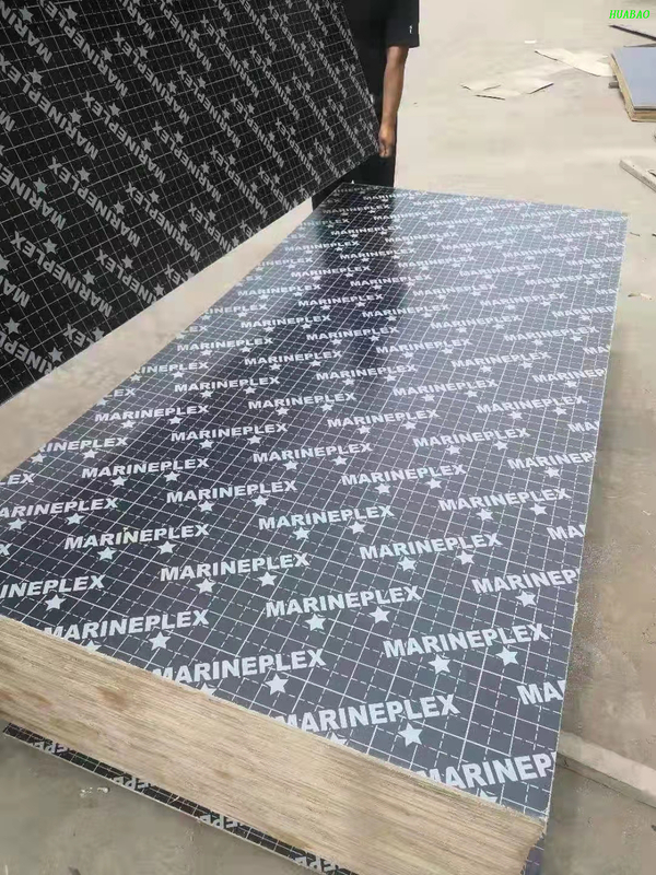 18mm Marine Plywood Poplar Core Brown Film